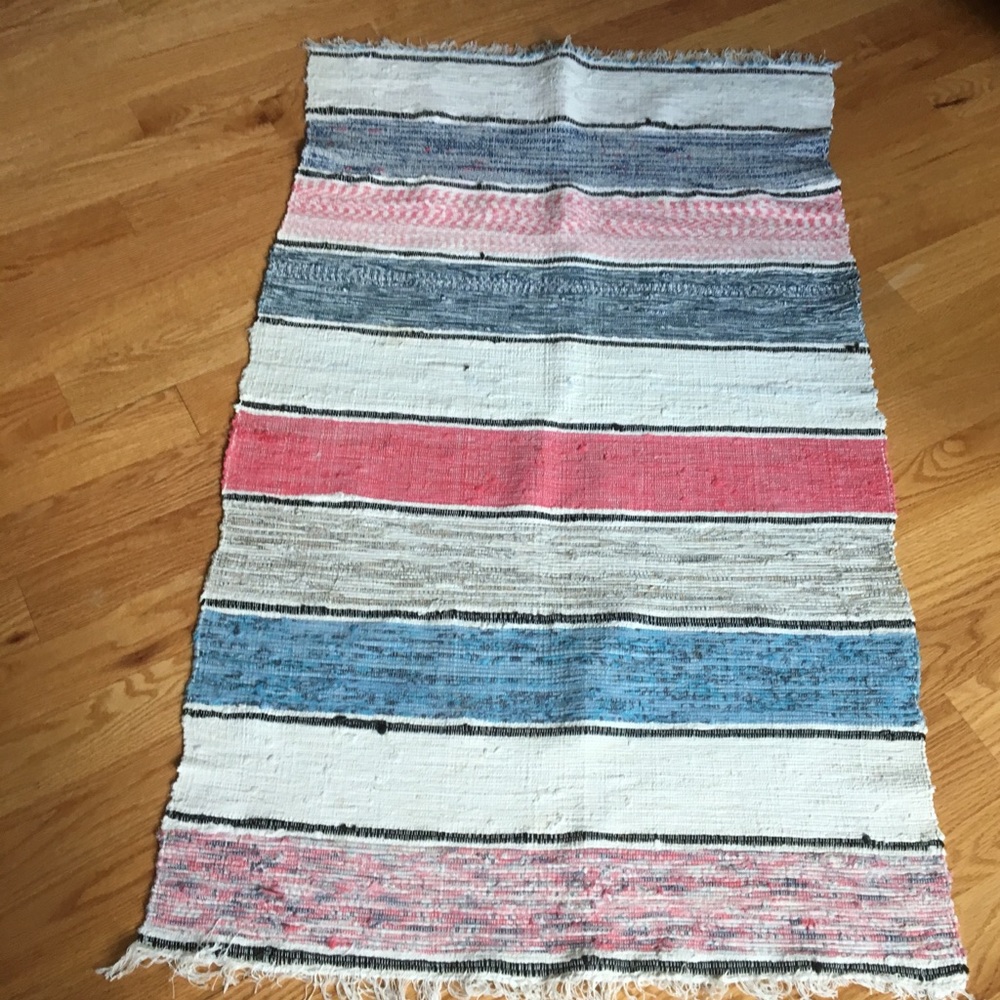 Beautiful multicolored kilim bought from Bosnia.